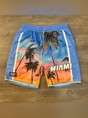 NBA x KidSuper Studios by Fanatics Miami Heat Hometown Shorts Size Large